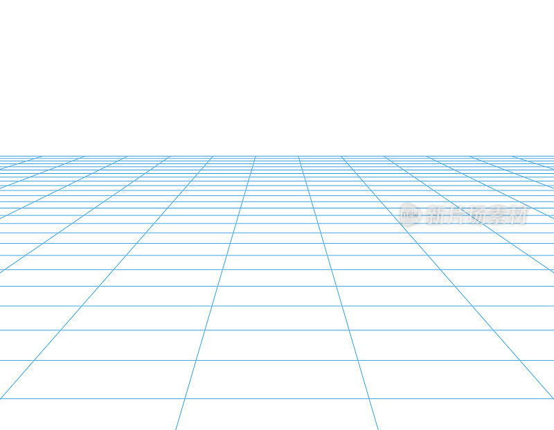 角度3 d网格。屏幕图形纸。结构模板。矢量图
